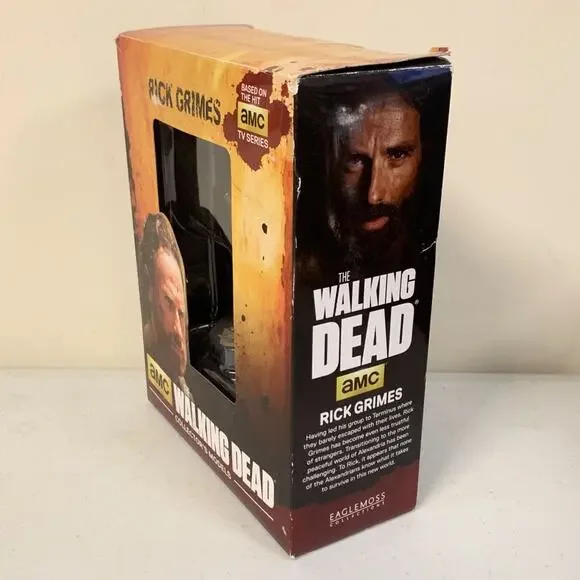 2015 AMC The Walking Dead Eaglemoss Collectors 4” Models Rick Grimes Fig… - Picture 4 of 6